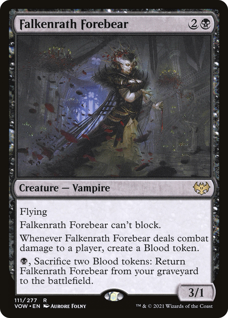 Falkenrath Forebear (VOW-111) - Innistrad: Crimson Vow Foil