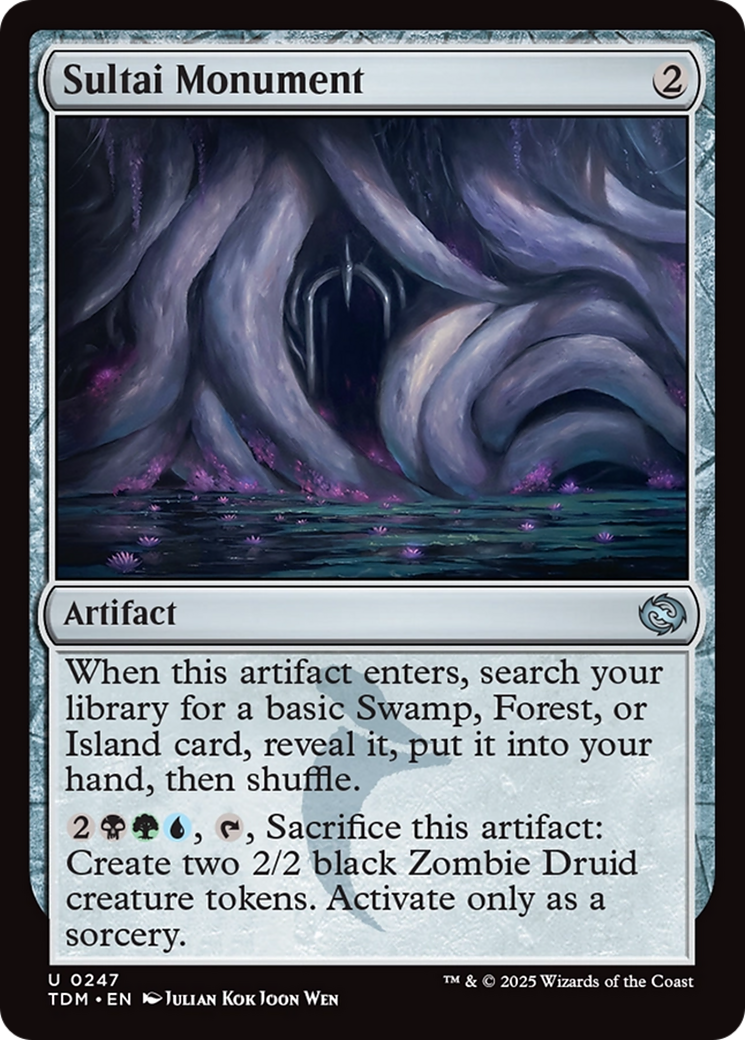 Monument de Sultaï (TDM-247) - Tarkir : Feuille de Tempête de Dragon 