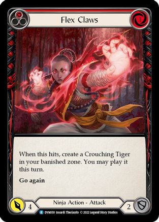 Griffes flexibles (rouge) (DYN050) - Dynasty 