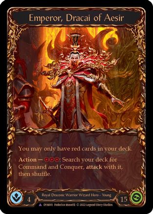 Empereur, Dracai d'Aesir (Marvel) (DYN001) - Dynasty Cold Foil 