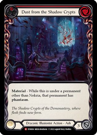 Poussière des cryptes de l'ombre (DYN004) - Feuille arc-en-ciel Dynasty 