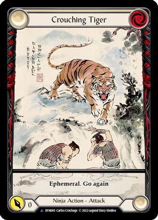 Tigre et le tigre (Marvel) (DYN065) - Dynasty Cold Foil 