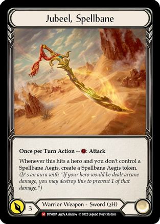 Jubeel, Spellbane (DYN067) - Feuille d'or arc-en-ciel Dynasty 