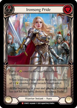 Ironsong Pride (Extended Art) (DYN072) - Feuille arc-en-ciel Dynasty 