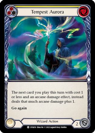 Tempest Aurora (jaune) (DYN210) - Feuille arc-en-ciel Dynasty 