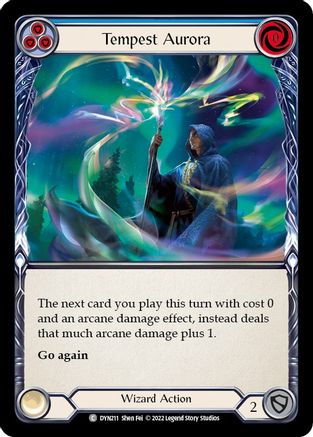 Tempête Aurora (Bleu) (DYN211) - Dynastie 