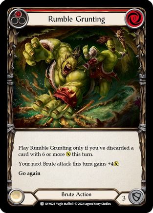 Rumble Grunting (Rouge) (DYN022) - Dynasty 