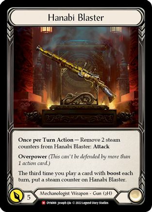 Hanabi Blaster (DYN088) - Dynasty Rainbow Foil 