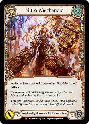 Construction d'un mécanoïde nitro // Mécanoïde nitro (DYN092) - Dynasty Cold Foil 