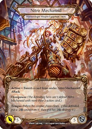 Construction de Nitro Mechanoid // Nitro Mechanoid (Marvel) (DYN092) - Dynasty Cold Foil 