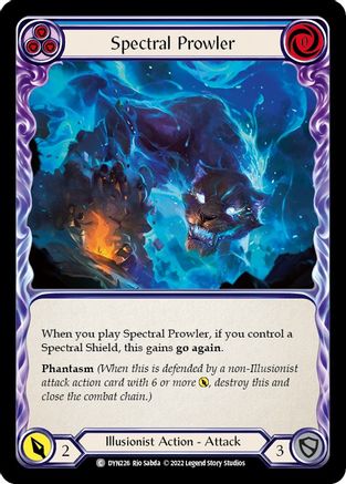 Spectral Prowler (bleu) (DYN226) - Dynasty 
