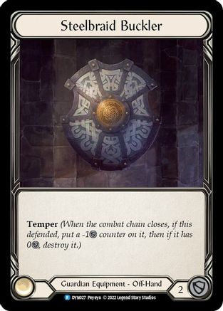 Bouclier tressé en acier (DYN027) - Dynasty 