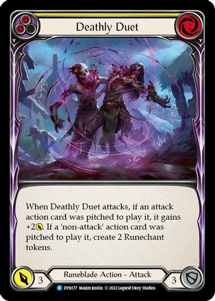 Duo mortel (jaune) (DYN177) - Dynasty 