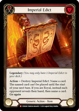 Édit impérial (DYN240) - Dynastie 