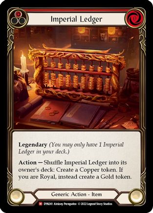 Grand livre impérial (DYN241) - Dynasty Cold Foil 