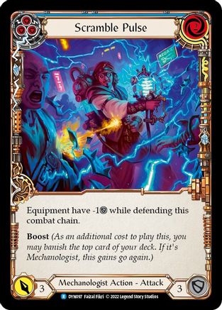 Scramble Pulse (Bleu) (DYN097) - Feuille arc-en-ciel Dynasty 