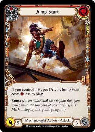 Démarrage rapide (rouge) (DYN104) - Dynasty Rainbow Foil 