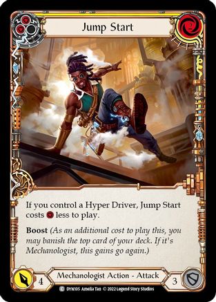 Démarrage rapide (jaune) (DYN105) - Dynasty Rainbow Foil 