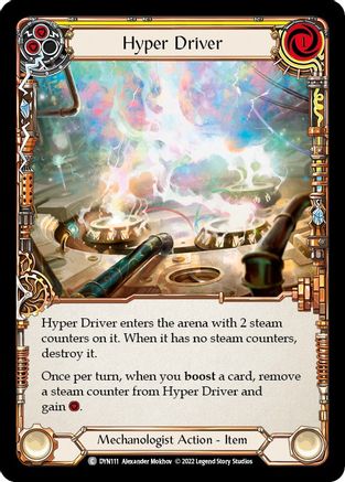 Hyper Driver (jaune) (DYN111) - Feuille arc-en-ciel Dynasty 