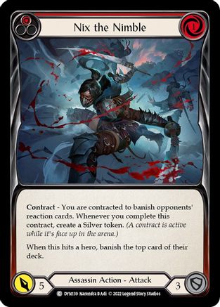 Nix l'Agile (Rouge) (DYN139) - Dynastie 