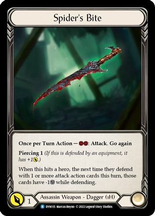 Morsure d'araignée (115) (DYN115) - Dynasty Cold Foil 