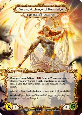 Invoquer Suraya // Suraya, Archange de la Connaissance (Marvel) (DYN212) - Dynasty Cold Foil 