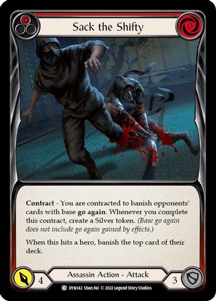 Sac à dos Shifty (rouge) (DYN142) - Dynasty Rainbow Foil 
