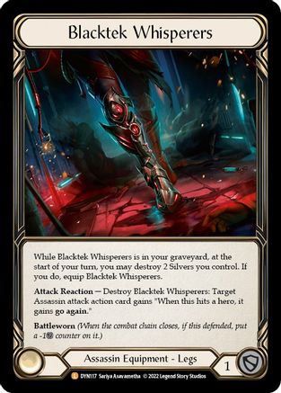 Blacktek Whisperers (DYN117) - Feuille arc-en-ciel Dynasty 