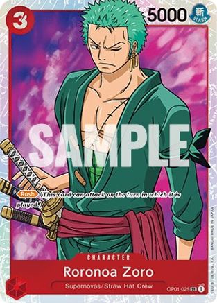 Roronoa Zoro (025) (OP01-025) - Film Romance Dawn 