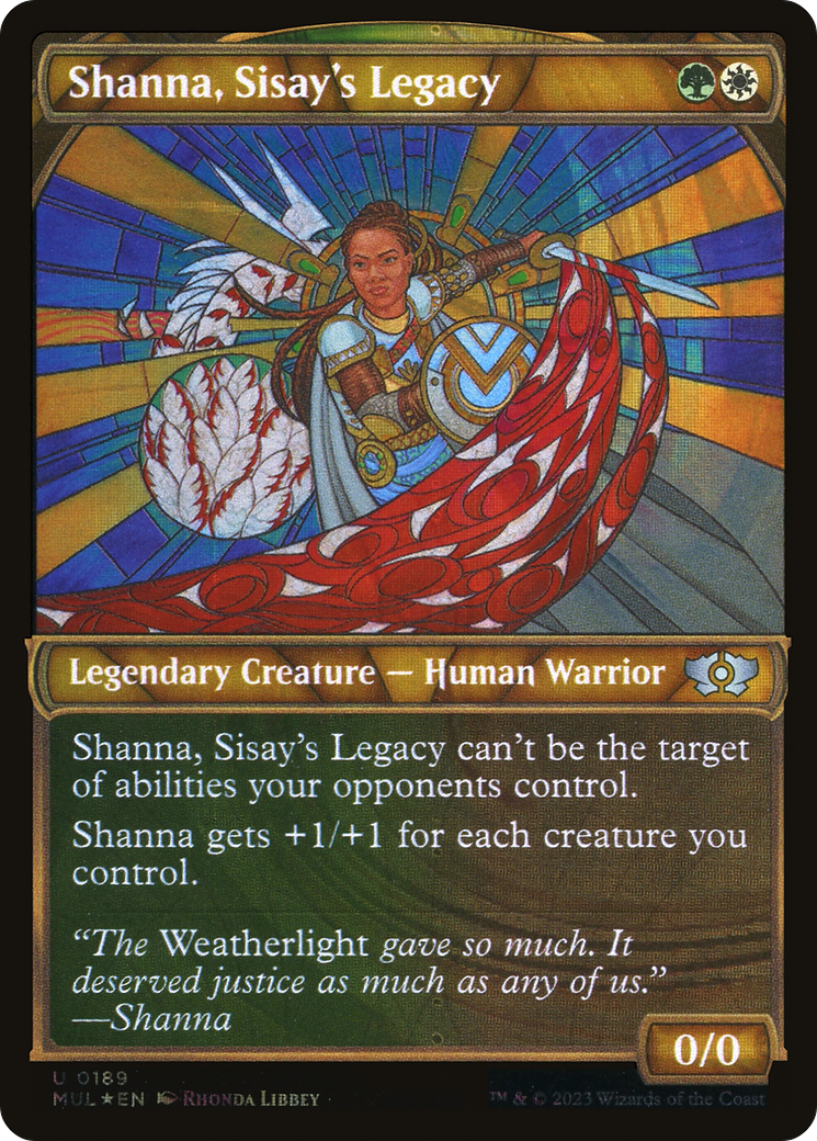 Shanna, l'héritage de Sisay (MUL-189) - Multiverse Legends : (Vitrine) Foil 