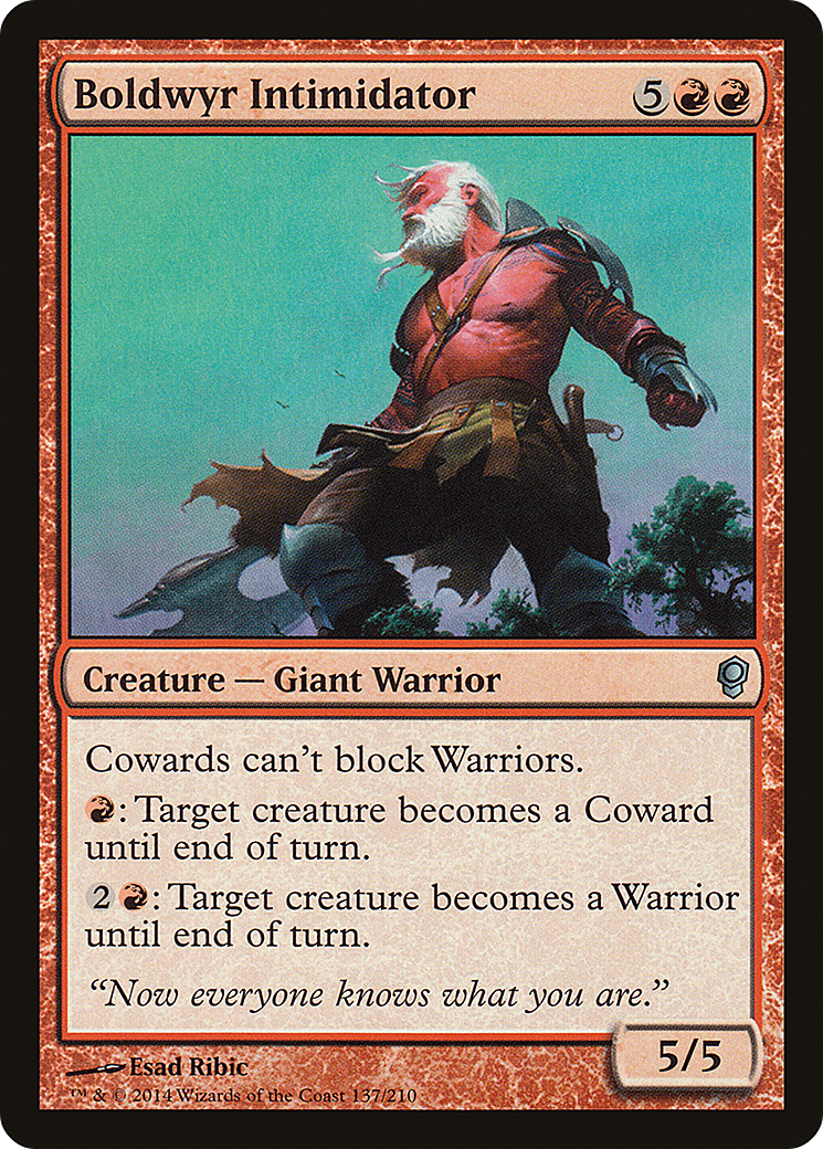 Intimidateur Boldwyr (CNS-137) - Conspiration