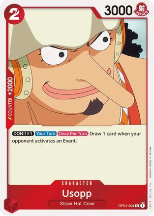 Usopp (OP01-004) - Romance Dawn Foil 