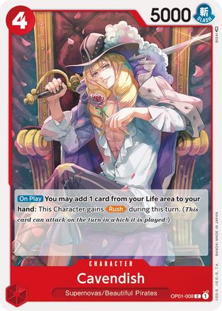 Cavendish (OP01-008) - Romance Dawn 