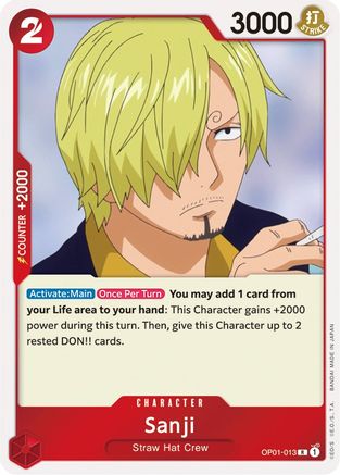 Sanji (OP01-013) - Romance Dawn Foil 
