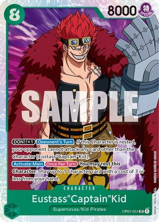 Eustass « Capitaine » Kid (OP01-051) - Romance Dawn Foil 