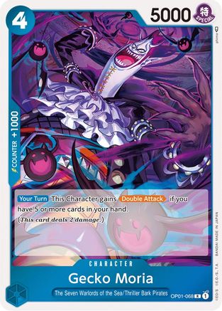 Gecko Moria (OP01-068) - Romance Dawn Foil 