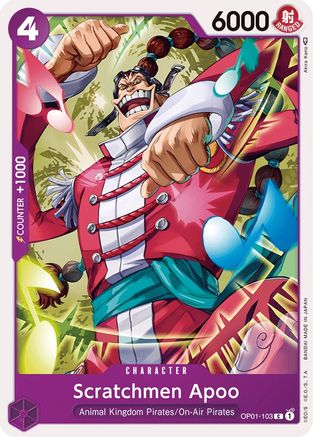 Scratchmen Apoo (OP01-103) - Romance Dawn 