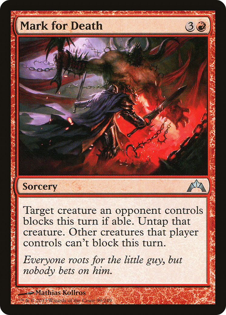 Marque pour la mort (GTC-099) - Gatecrash Foil 