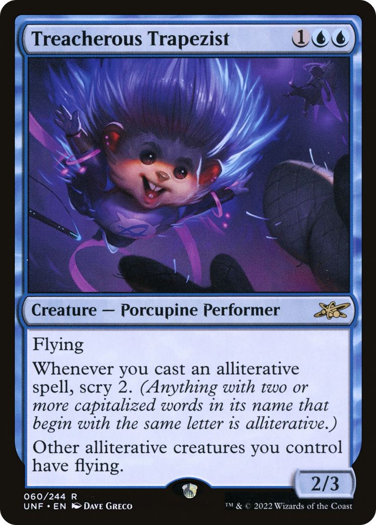 Trapéziste traître (UNF-060) - Unfinity Foil