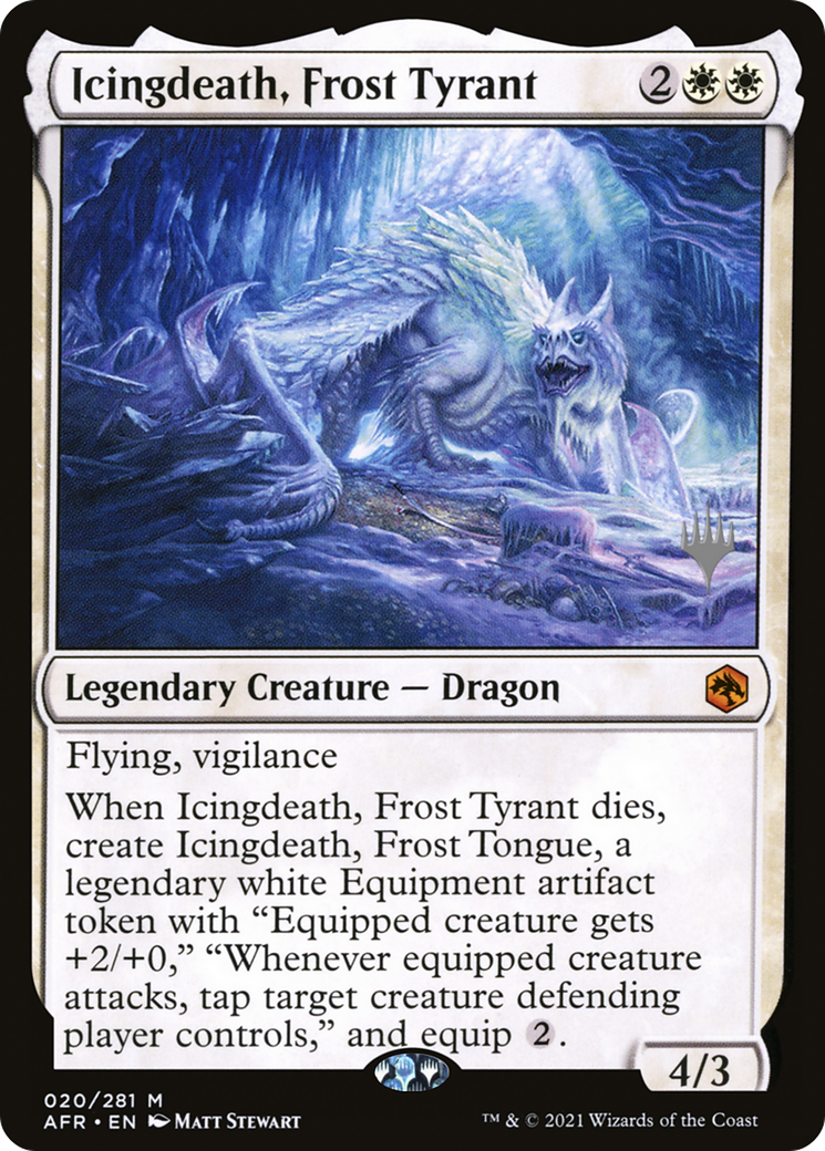Icingdeath, Frost Tyrant (PPAFR-020) - Adventures in the Forgotten Realms Promos Foil