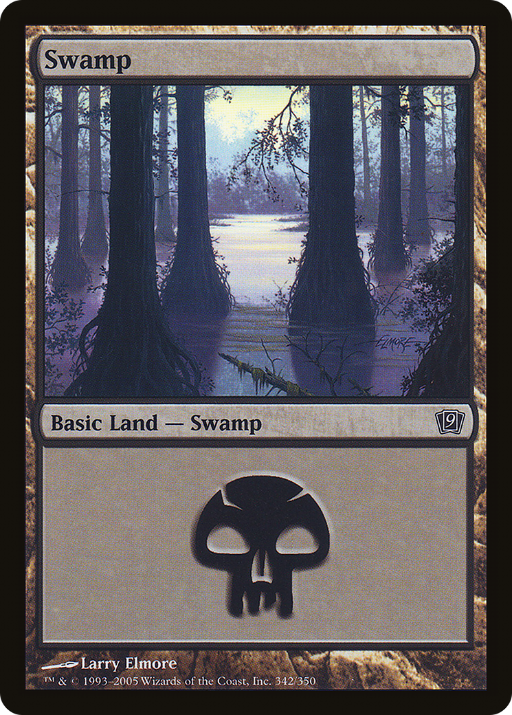 Swamp (342) (9ED-342★) - Ninth Edition Foil