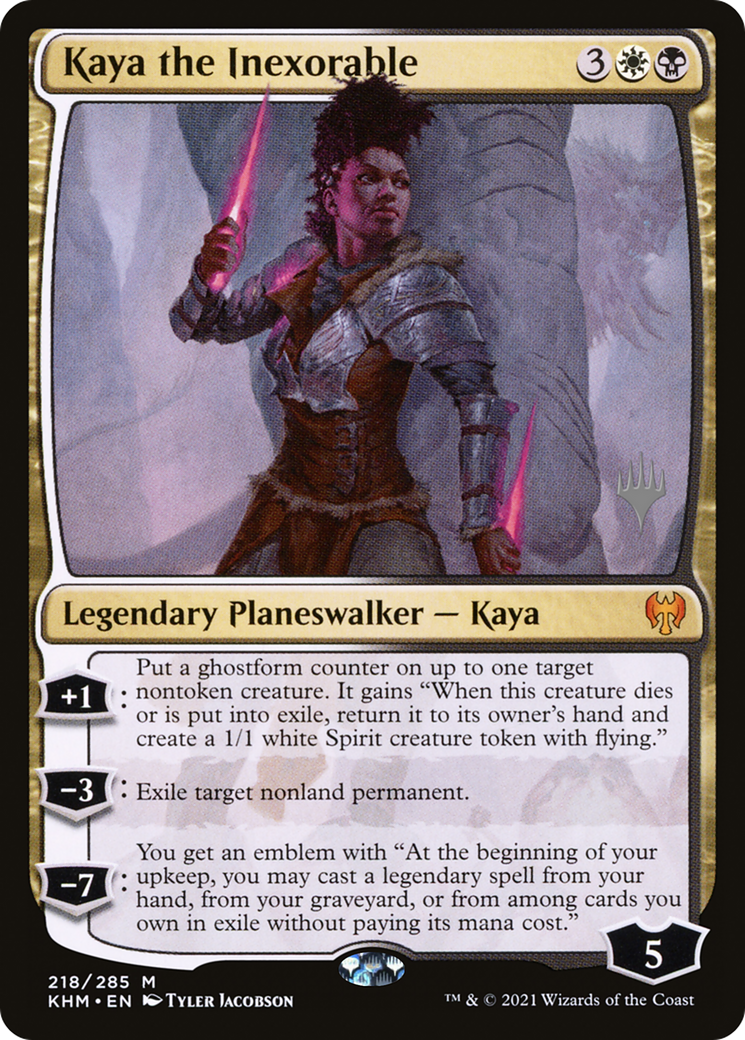Kaya the Inexorable (PPKHM-218P) - Kaldheim Promos