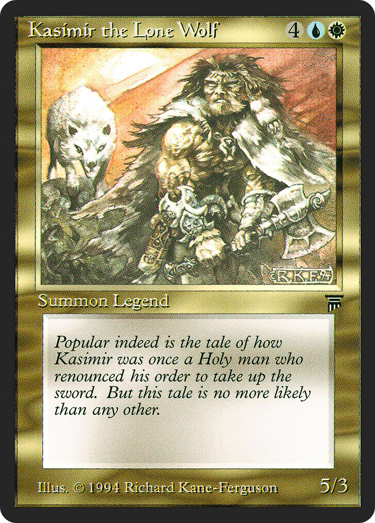 Kasimir le loup solitaire (LEG-237) - Légendes 