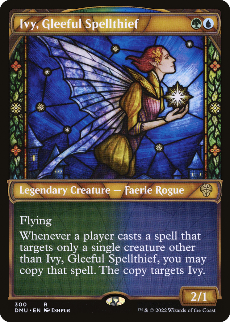Ivy, Gleeful Spellthief (Showcase) (DMU-300) - Dominaria United: (Showcase) Foil
