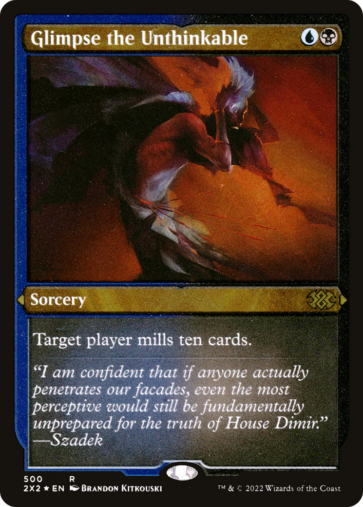 Aperçu de l'impensable (2X2-500) - Double Masters 2022 Etched Foil