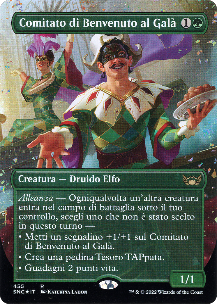 Gala Greeters (SNC-455) - Rues de New Capenna (sans frontières) Feuille 