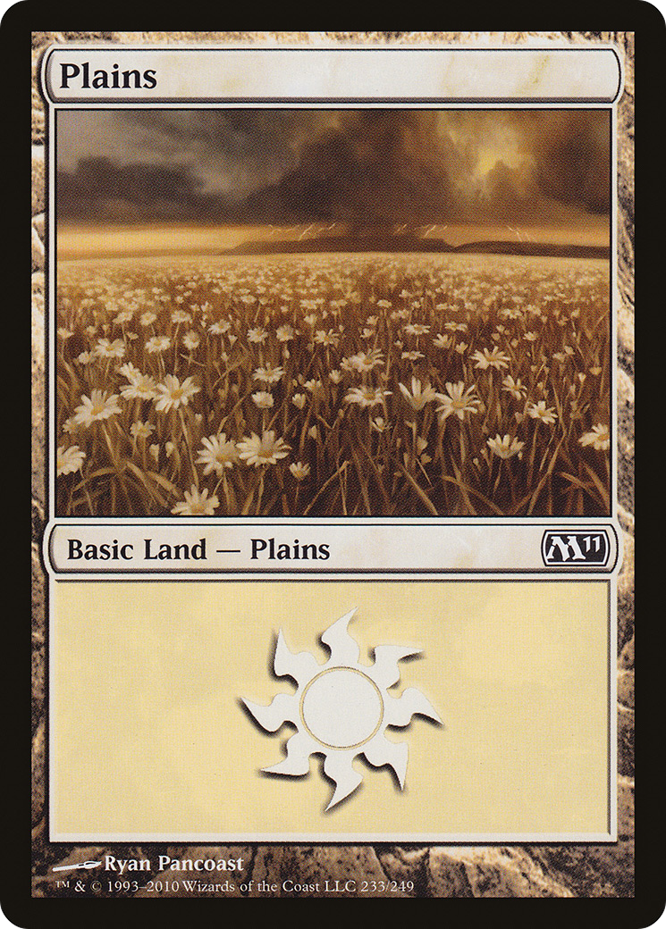 Plains (233) (M11-233) - Magic 2011 Foil