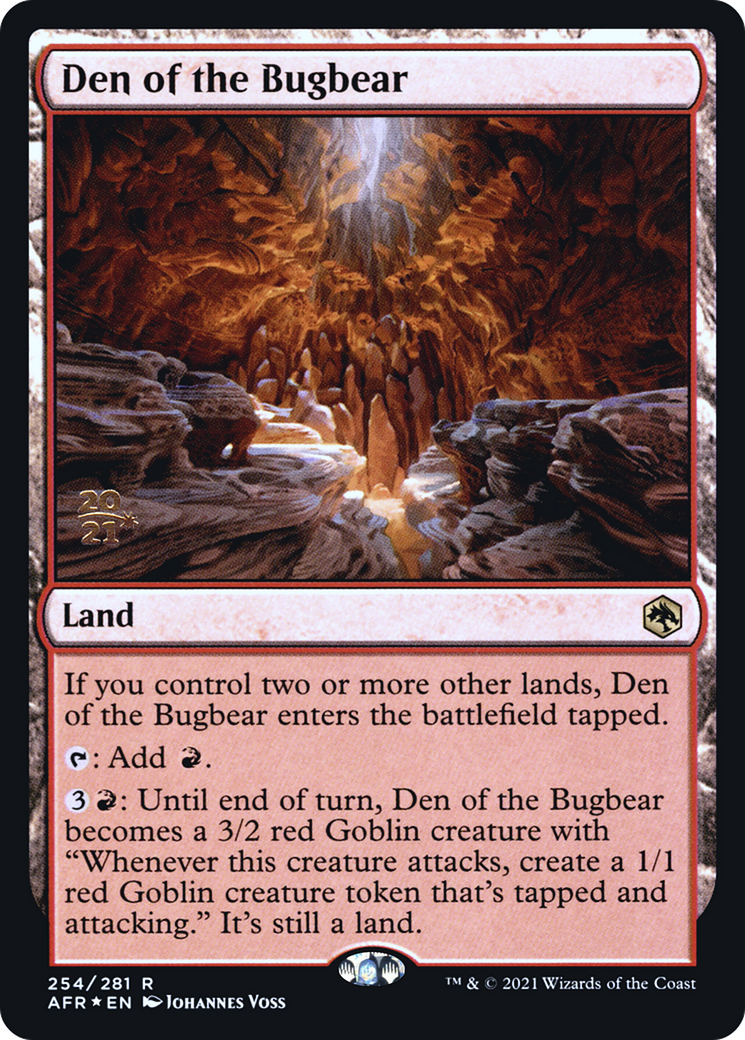 Den of the Bugbear (PRE-254) - Adventures in the Forgotten Realms Promos Foil