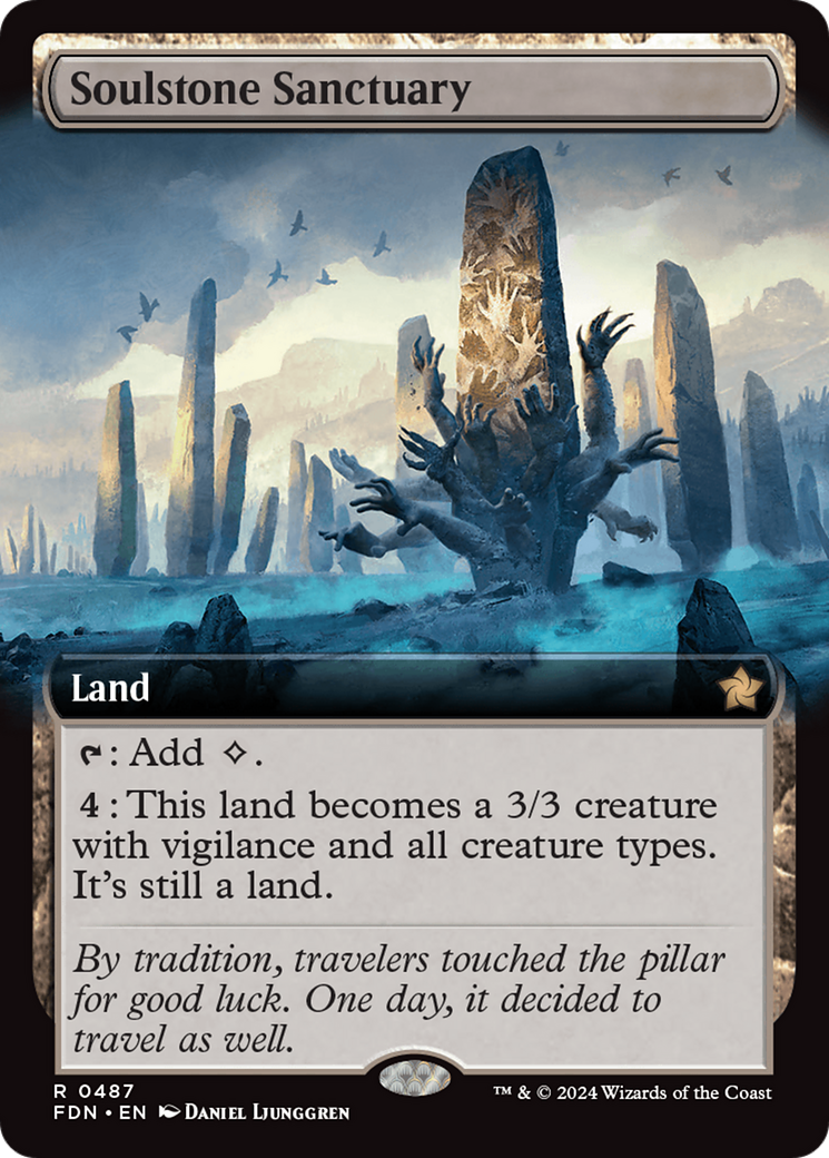 Sanctuaire de la Pierre d'Âme (FDN-487) - Fondations : (Extended Art) Foil 