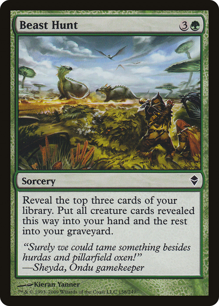 Chasse aux bêtes (ZEN-158) - Zendikar 